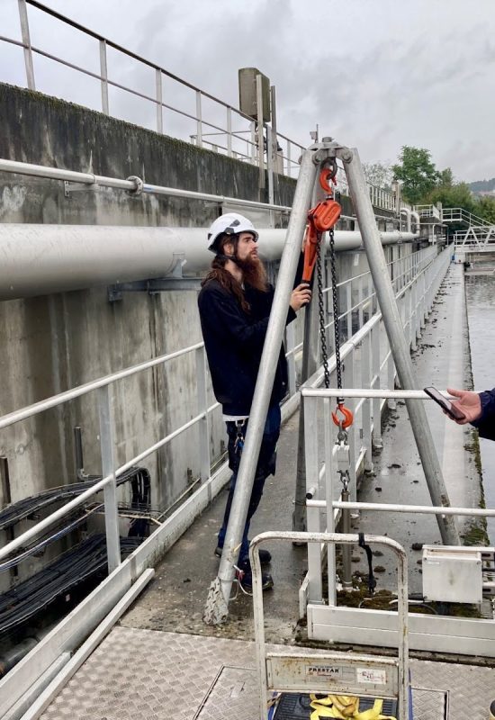 Essais de résistance de points d’ancrage sur béton armé à Villeurbanne