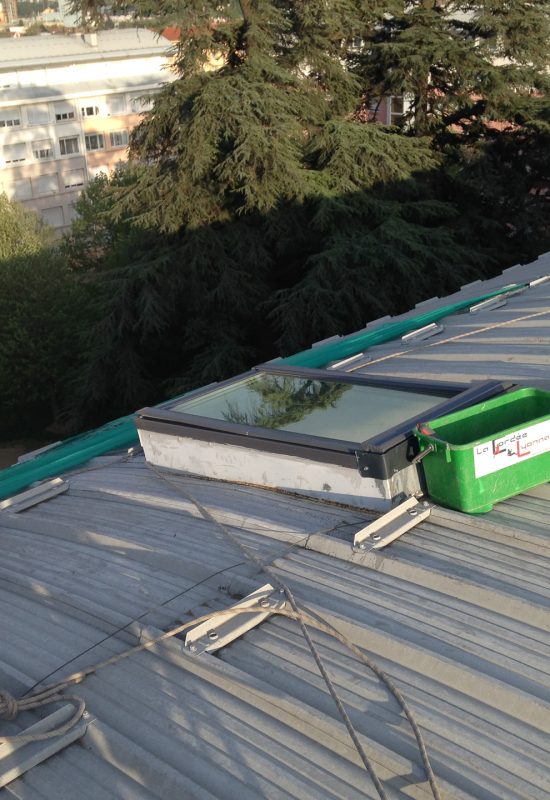 Réparation de fenêtre de toit en hauteur à Lyon